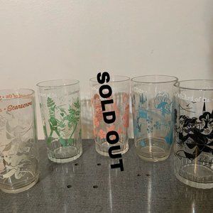 Wizard of Oz Drinking Glasses | Tumblers | Vintage | Mix and Match